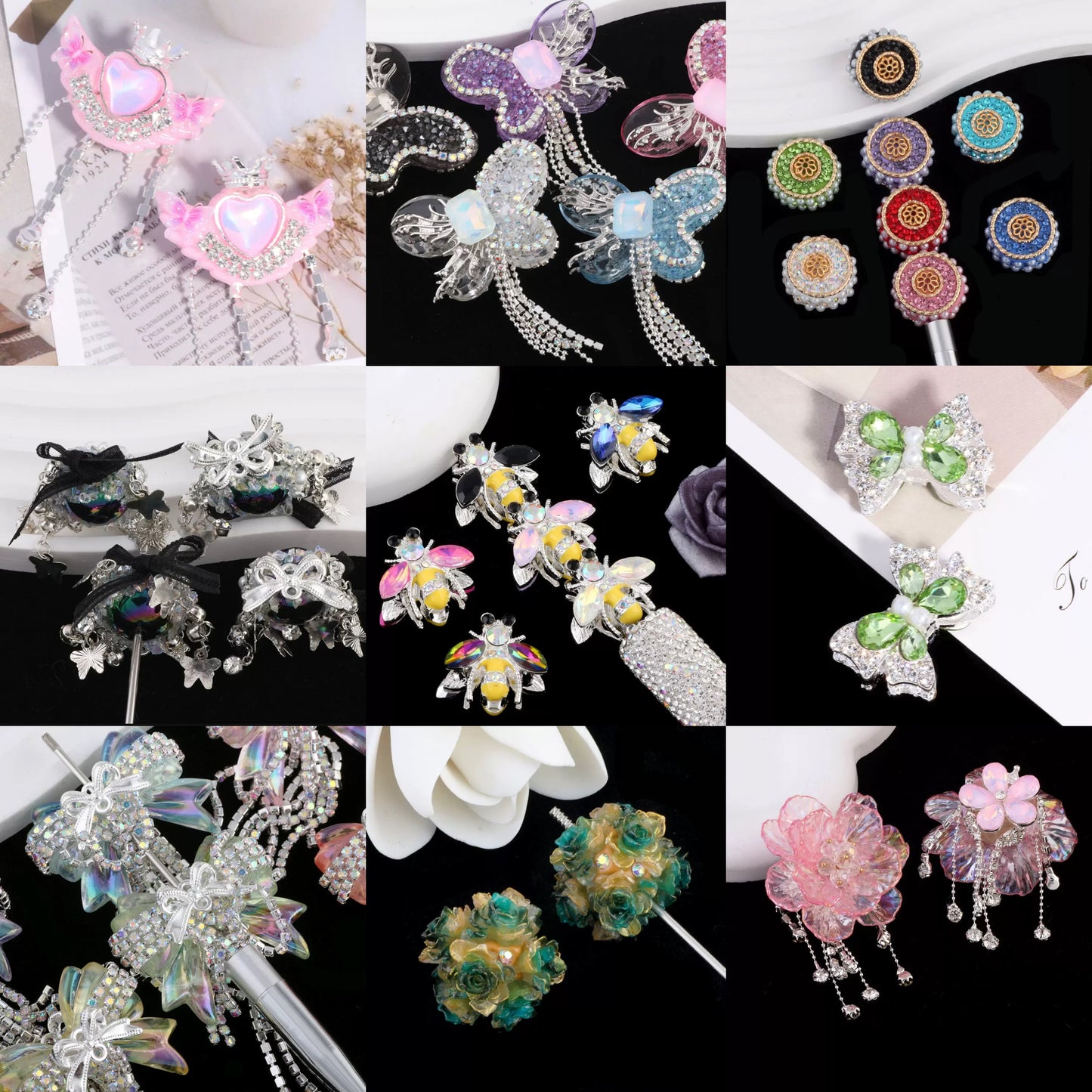 New! DIY Focal beads for Phonechain, Pens, Keychains, Car hangers