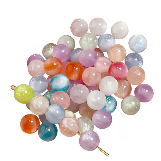 Color changing Cat's Eye Beads for braclet, necklace, phonechain, keychain