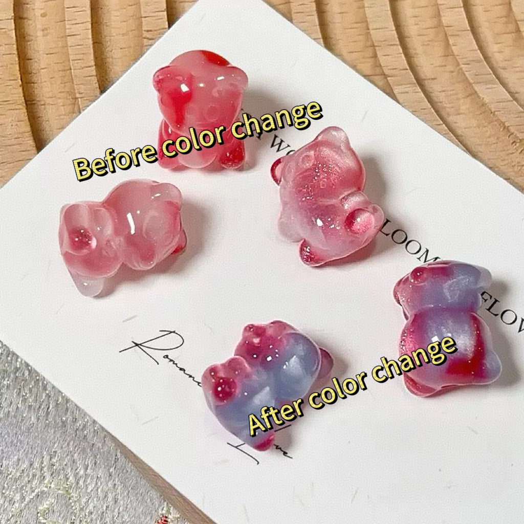 Color changing Cat's Eye Beads for braclet, necklace, phonechain, keychain